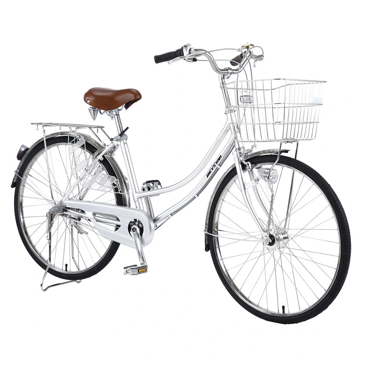 Cheap Fashion Classic 7 Speed 700c Bike Urban Holland Vintage Bike 24/26 Inch Bafang Ultra on City Bike with Basket New for Ladies/Women/Adult