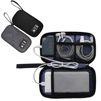 Charging Bank Mobile Phone Data Cable Headset Mobile Power Digital Organizer Bag