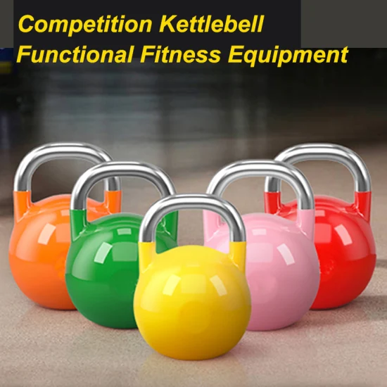 Functional Fitness Equipment Cast Iron Weight Fitness Exercise Competition Kettlebell