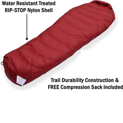 700 Fill Power Mummy Sleeping Bag